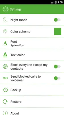 Phone calls app android App screenshot 0